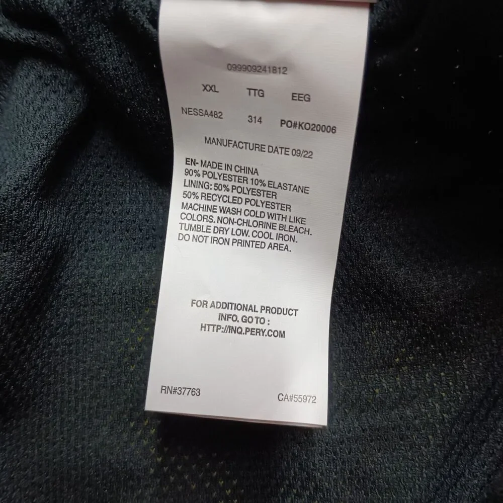 Nike Swim Men's Green Black 9in Volley Trunks‎ Size 2XL XXL NESSA482-314
